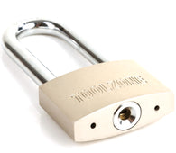 60mm Long Shackle Shielded Keyway Steel Padlock & 4 Keys - Padlocks & More
