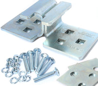 5.5" Hardened Zinc Plated Security U Hasp & All Fixings - Padlocks & More